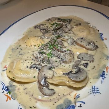 Corso Italia - TALEGGIO RAVIOLI - Homemade taleggio and parmigiano ravioli in a truffle mushroom cream sauce - Italian Near Me - Scottsdale, Arizona Corso Italia - TALEGGIO RAVIOLI - Homemade taleggio and parmigiano ravioli in a truffle mushroom cream sauce - Italian Near Me - Scottsdale, Arizona