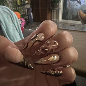 Relaxing Nail Spa - Nails .. fall nails.. pointed - Nail Technicians Near Me - Antioch, California Relaxing Nail Spa - Nails .. fall nails.. pointed - Nail Technicians Near Me - Antioch, California