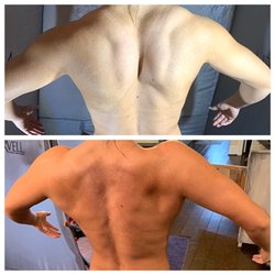 Boss Lady Spray Tanning - Before/after