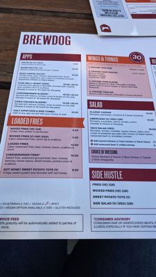 Menu photo 1 BrewDog New Albany New Albany, OH