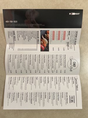 Menu photo 2 Sushi Rollin' Garland, TX