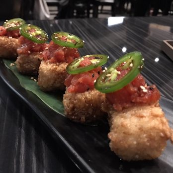 Miyako - Spicy Tuna on Crispy Rice special roll for $11 - Japanese Near Me - Houston, Texas