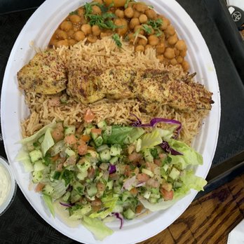 Afghan Kabob - 1. Chicken Kabob Plate - Halal Near Me - Fayetteville, North Carolina