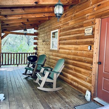 High Bridge Lodge and Cabins - Rocking Chairs - Vacation Rentals Near Me