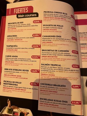 Menu photo 3 Onix Restaurant Bar Morelia, MIC