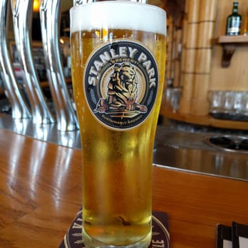Mahony's Tavern - perfect pour of a delicious local Vancouver pilsner - Irish Near Me - Vancouver, British Columbia