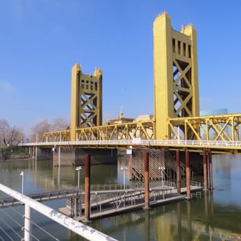 Tower Bridge - Tower Bridge over the Sacramento River - Landmarks & Historical Buildings Near Me - Sacramento, California