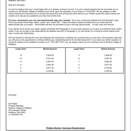 Renewal Offer Letter Renewal Offer Letter