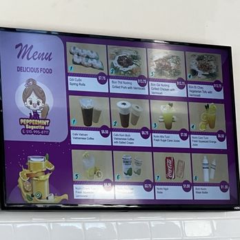 Peppermint Baguette - Menu - Vietnamese Near Me - Alameda, California