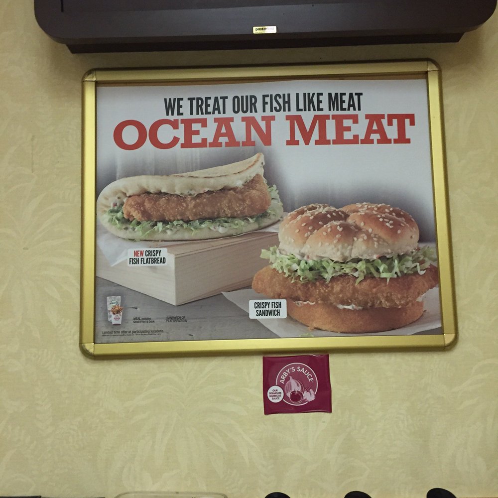 Arby's - Peculiar new promotions at Arby's.....OCEAN MEAT - Fast Food Near Me - Aiea, Hawaii