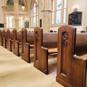 Congregation Mickve Israel - Original benches. - Synagogues Near Me - Savannah, Georgia