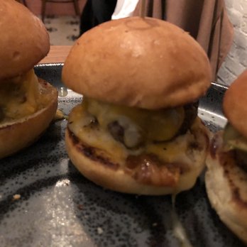 Saku - Kobe Sliders with cheese - Cocktail Bars Near Me - Hoboken, New Jersey Saku - Kobe Sliders with cheese - Cocktail Bars Near Me - Hoboken, New Jersey