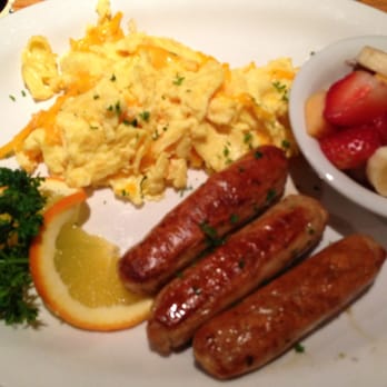 From Scratch Restaurant - Two eggs with sausage links. - Breakfast & Brunch Near Me - Carmel, California From Scratch Restaurant - Two eggs with sausage links. - Breakfast & Brunch Near Me - Carmel, California