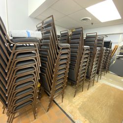 A-1 Foam & Upholstery - 400 reupholstered banquet chairs for the Marriott!  Bring us your commercial work!