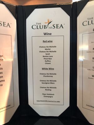 Menu photo 7 The Club SEA Seattle, WA Menu photo 7 The Club SEA Seattle, WA