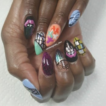 Polish Box - Acrylics by Elsa, nail art by Alex - Nail Salons Near Me - Sacramento, California