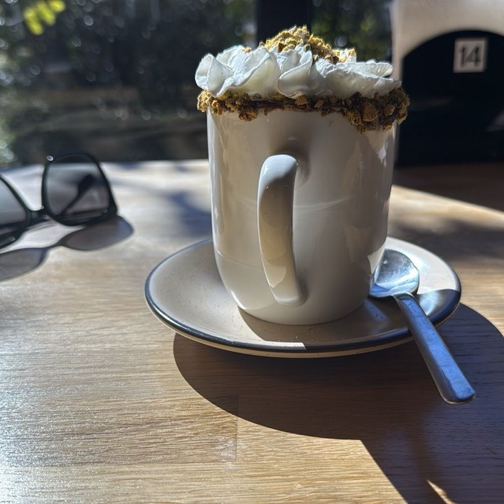 Ruah Cafe - Pistachio latte - Breakfast & Brunch Near Me - The Woodlands, Texas