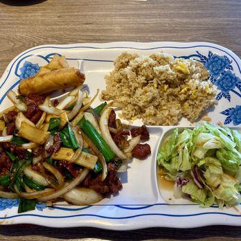 Nu Great Wok - Mongolian Beef Lunch Special - Chinese Near Me - Burbank, California