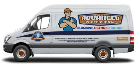 Advanced Professional Plumbing Heating and Air Conditioning Logo