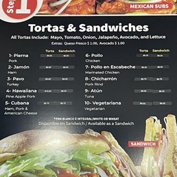 Menu Menu