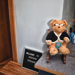 See Saw Eyecare - Seymour the Bear is ready to help you!