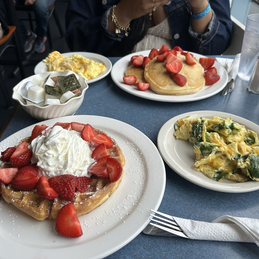 Biscuits - Strawberry waffles and pancakes with scrambled eggs - Breakfast & Brunch Near Me - Oak Bluffs, Massachusetts Biscuits - Strawberry waffles and pancakes with scrambled eggs - Breakfast & Brunch Near Me - Oak Bluffs, Massachusetts