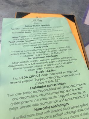 Menu photo 1 La Mo Turlock, CA