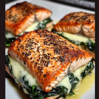 The Lodge’s Larder - Spinach Stuffed Salmon - Food Delivery Services Near Me - Livingston, Montana The Lodge’s Larder - Spinach Stuffed Salmon - Food Delivery Services Near Me - Livingston, Montana