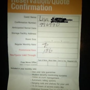 Manhattan Mini Storage - The rate card I was given. The next day I was told the rate was $100 more due to a "glitch in the system". - Self Storage Near Me - New York, New York Manhattan Mini Storage - The rate card I was given. The next day I was told the rate was $100 more due to a "glitch in the system". - Self Storage Near Me - New York, New York