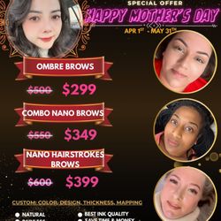Amber Brow & Lash Studio - Mother's Day Special Gift - Perfect Brows for Mom!