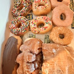 Daylight Donuts - Donuts, bear claw, long John and apple fritter