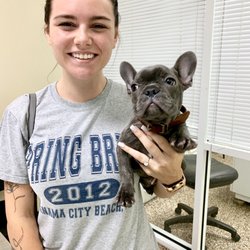 Acreage Animal Clinic - Our new client, Dodge ... in for his puppy vaccinations.
