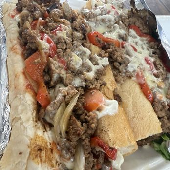 Yakamein House - 12 Cheeseburger Yakamein Po Boy - Southern Near Me - New Orleans, Louisiana Yakamein House - 12 Cheeseburger Yakamein Po Boy - Southern Near Me - New Orleans, Louisiana
