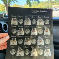 North Metro Post Office - As of 10-01-2022, the North Metro location has a few sheets left of First Moon Landing 2019.