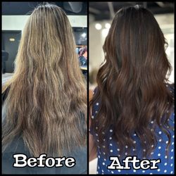 Prismatic Hair Studio - Root smudge and low lights
