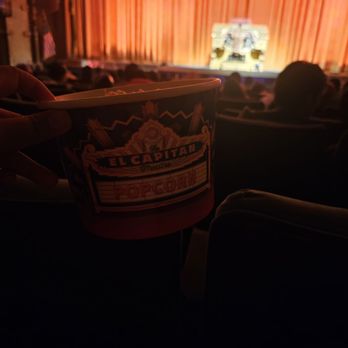 El Capitan Theatre - Popcorn bucket that came with the ticket - Cinema Near Me - Los Angeles, California El Capitan Theatre - Popcorn bucket that came with the ticket - Cinema Near Me - Los Angeles, California