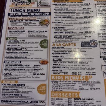 Azul Tequila - Menu - Mexican Near Me - Valencia, California Azul Tequila - Menu - Mexican Near Me - Valencia, California