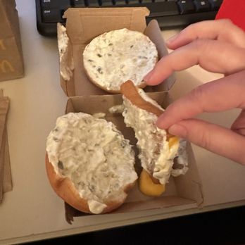 McDonald's - Bottom half ruined sandwich - Fast Food Near Me - Grand Rapids, Michigan