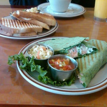 Le Peep - Roasted Turkey Cuban Panini and NY Salmon Wrap - Breakfast & Brunch Near Me - Edison, New Jersey Le Peep - Roasted Turkey Cuban Panini and NY Salmon Wrap - Breakfast & Brunch Near Me - Edison, New Jersey