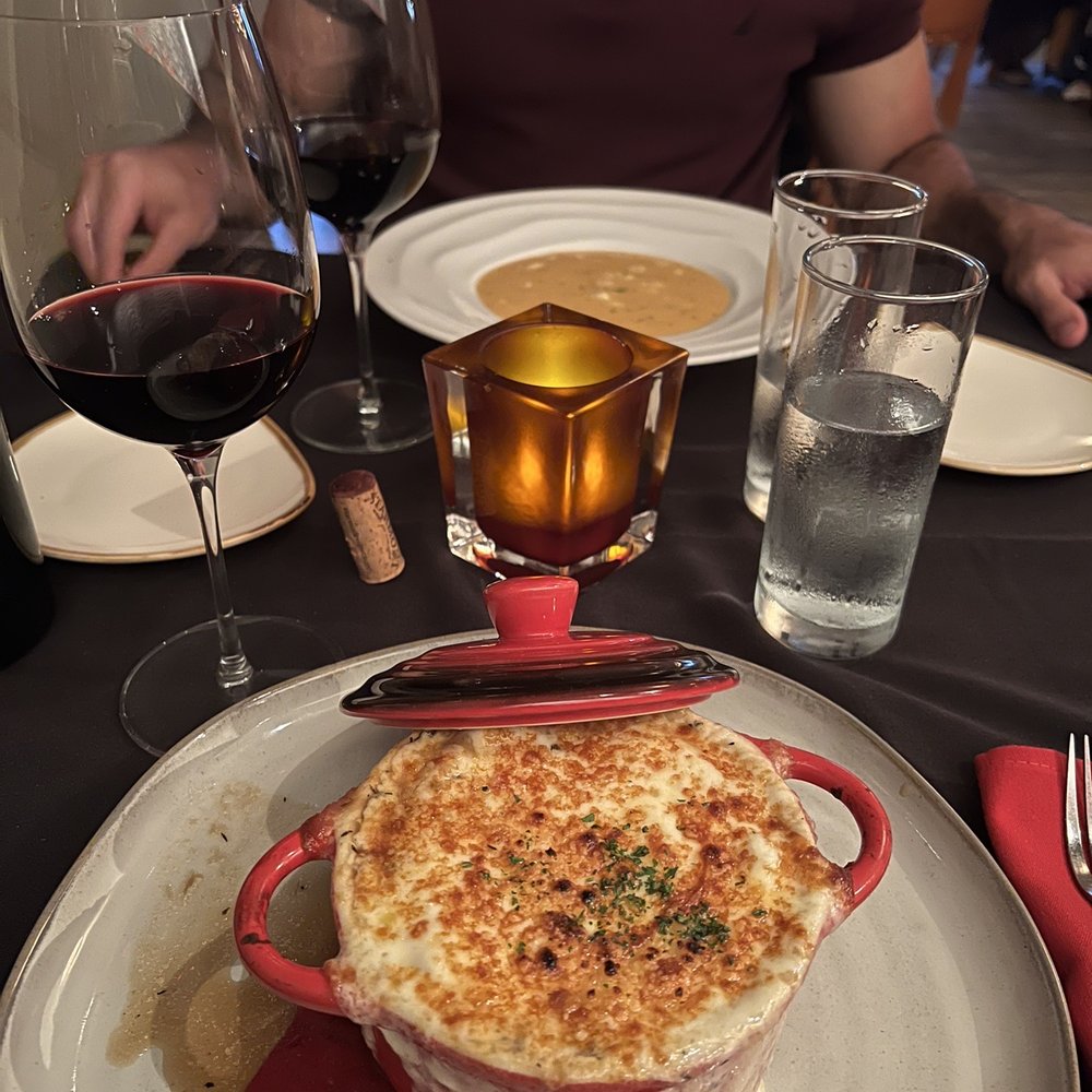 CuiZine Restaurant - Baked Onion Soup - Seafood Near Me - Satellite Beach, Florida