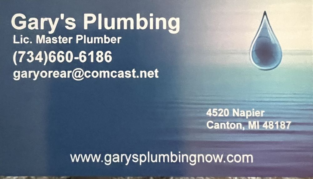 Slide of Gary's Plumbing