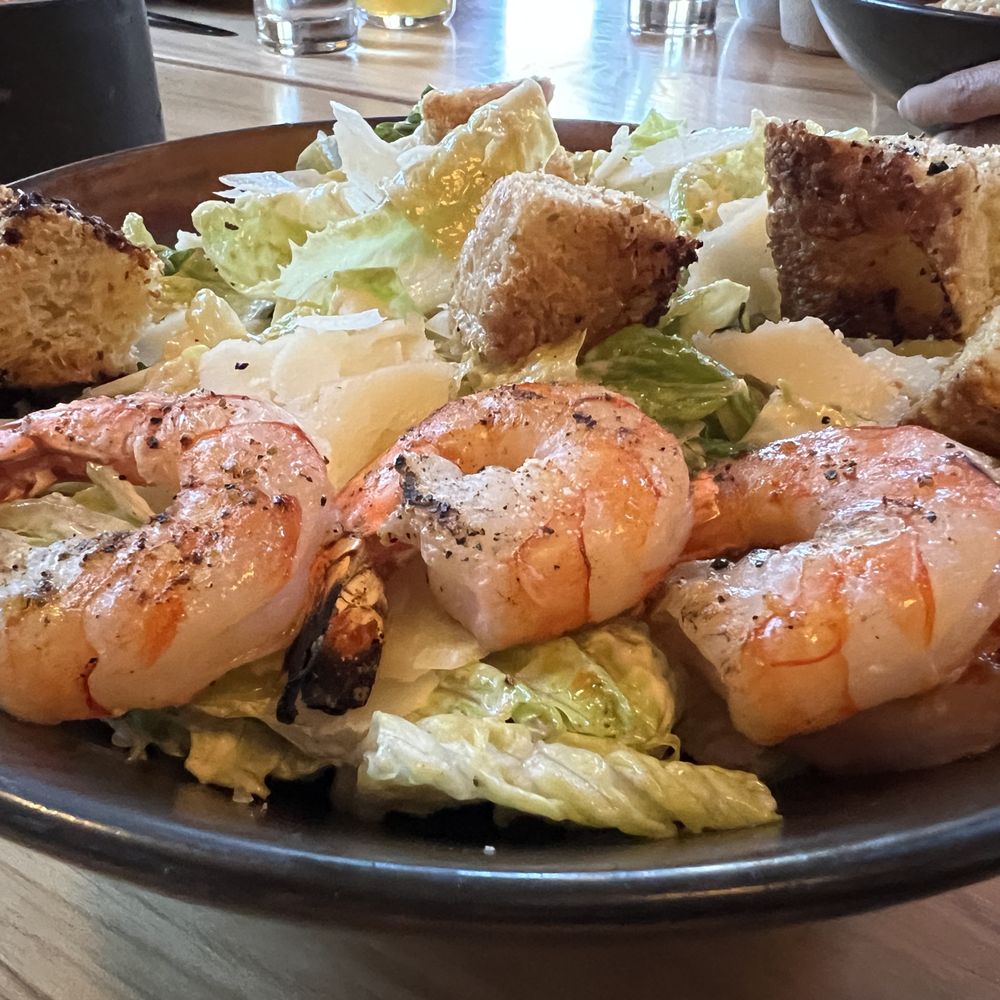 The Prow - Caesar salad with shrimp - Beer Bar Near Me - Banff, Alberta The Prow - Caesar salad with shrimp - Beer Bar Near Me - Banff, Alberta
