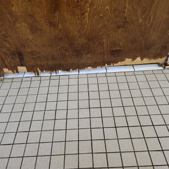 Thumbs Up Diner - Inside of restroom door at Thumbs Up in Roswell....makes you wonder how well cared for other parts of the place are. - Diners Near Me - Roswell, Georgia