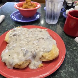 Sausage Gravy & Biscuits, Gatorade Tots. Sausage Gravy & Biscuits, Gatorade Tots.