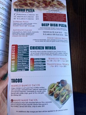 Menu photo 3 Hamlin Pub Clinton Township, MI