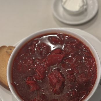 Russian Tea Time - Bowl Ukrainian Borscht - Russian Near Me - Chicago, Illinois