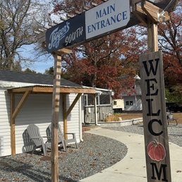 Entrance to the restaurant