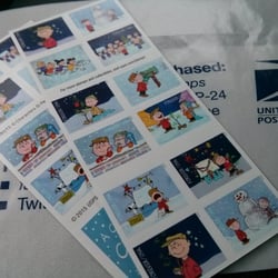 US Post Office - Peanuts stamps! Squeeeee