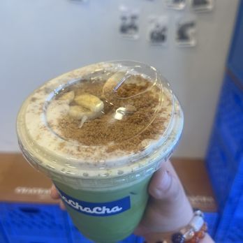 ChaChaCha - banana matcha - Desserts Near Me - Fremont, California ChaChaCha - banana matcha - Desserts Near Me - Fremont, California