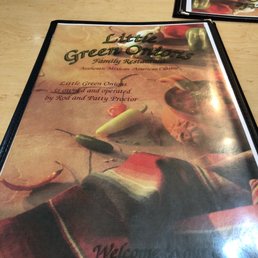 Menu is large lots mexican food Menu is large lots mexican food